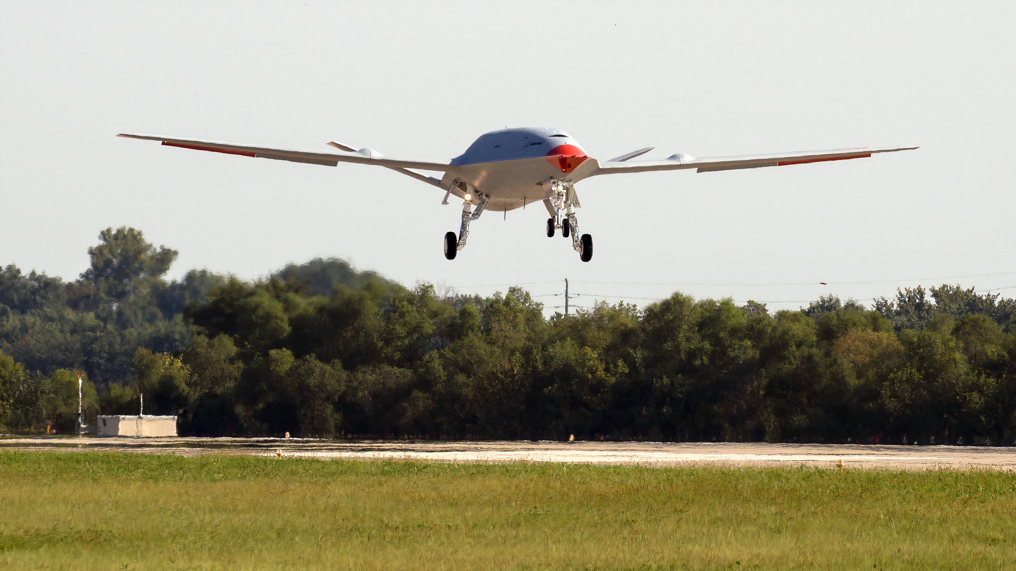 MQ-25 Stingray on the runway