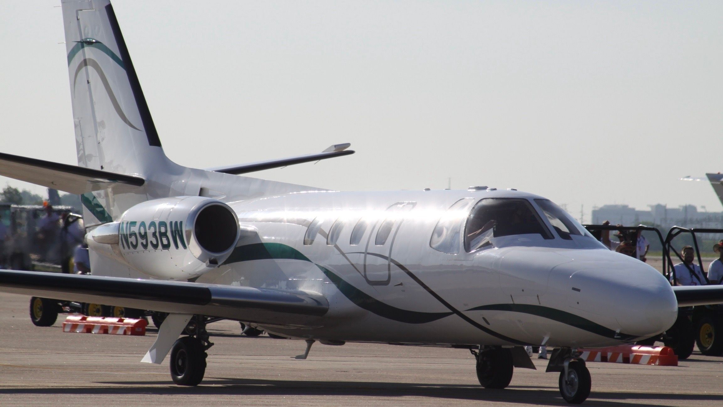 N593BW Cessna Citation I on ground