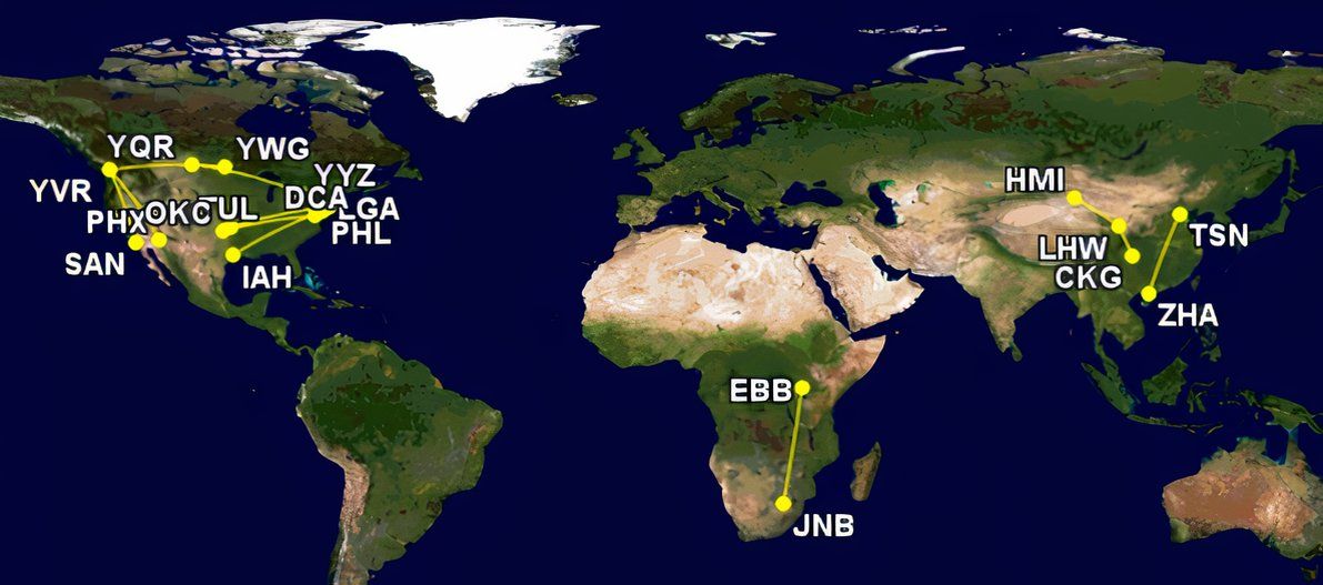 New world's longest CRJ900 flights