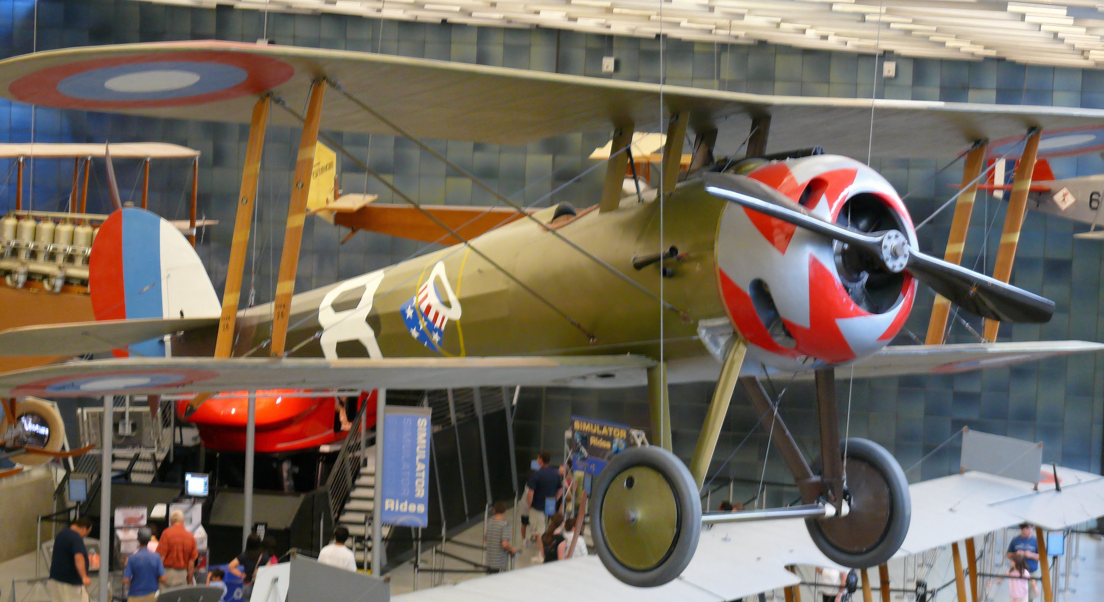 Biplane Fighter in the National Air and Space Museum, Washington DC