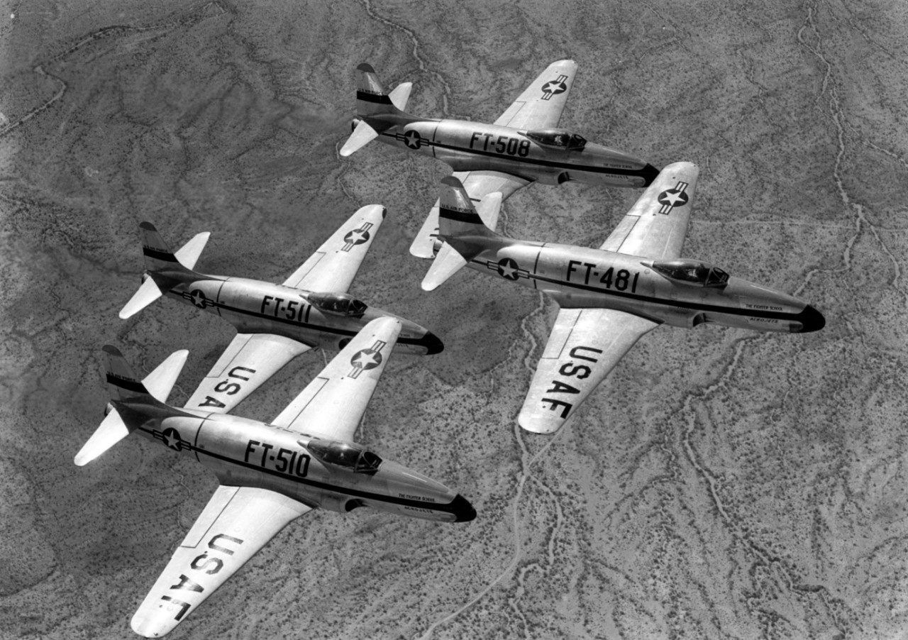 Lockheed P-80 formation