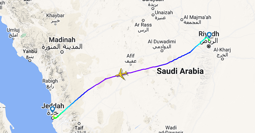 Riyadh air first flight