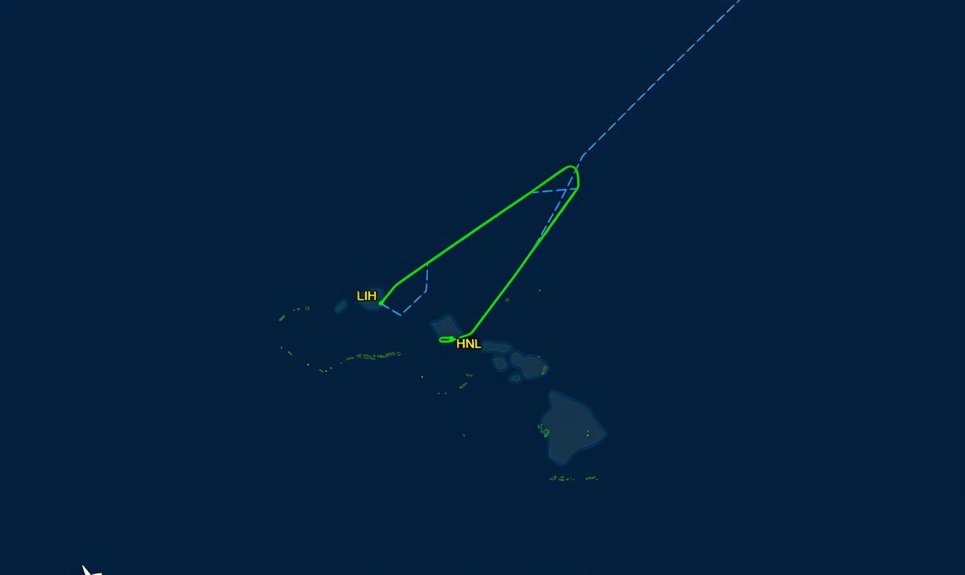 Alaska Airlines Flight 810 flight path