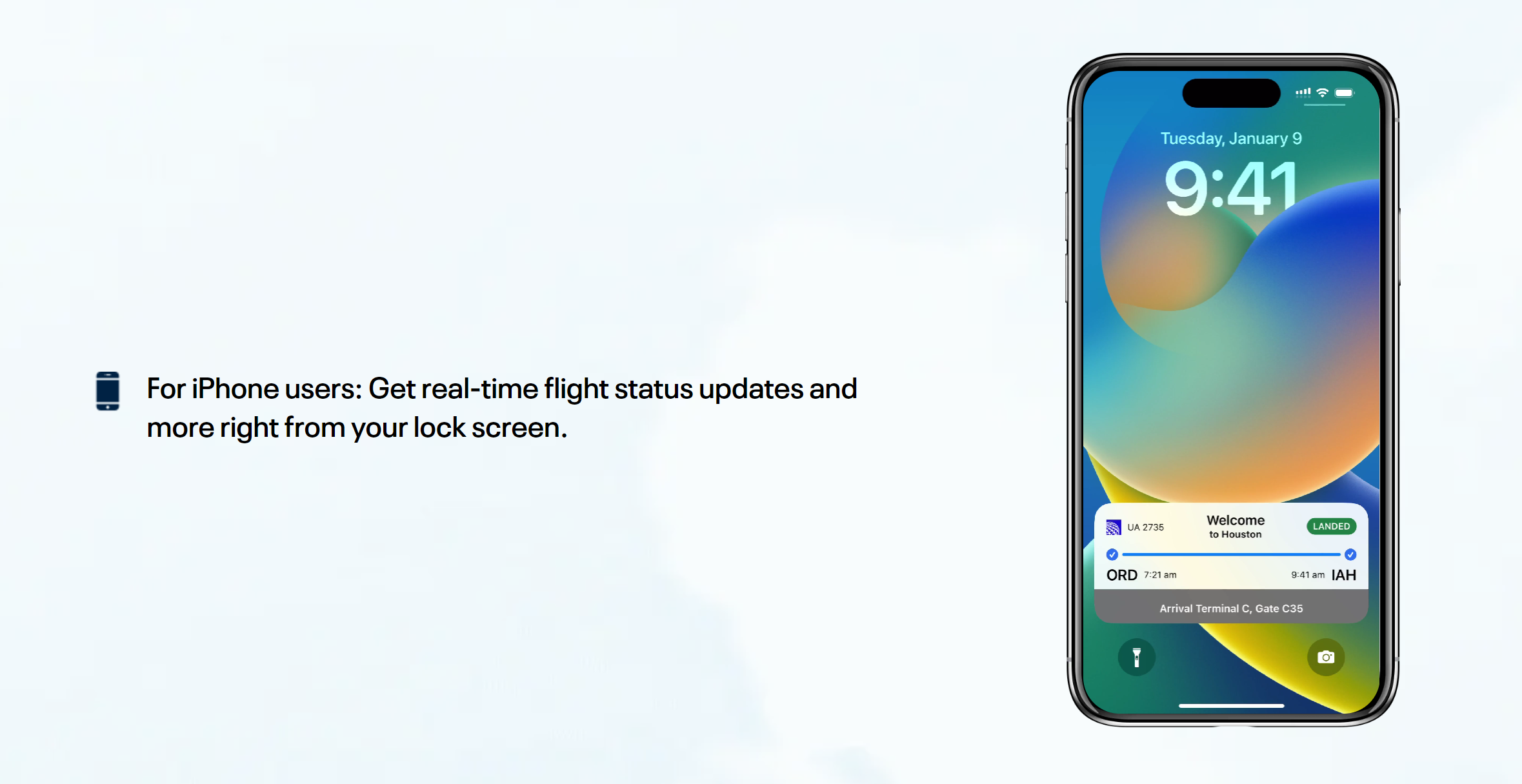 united iphone