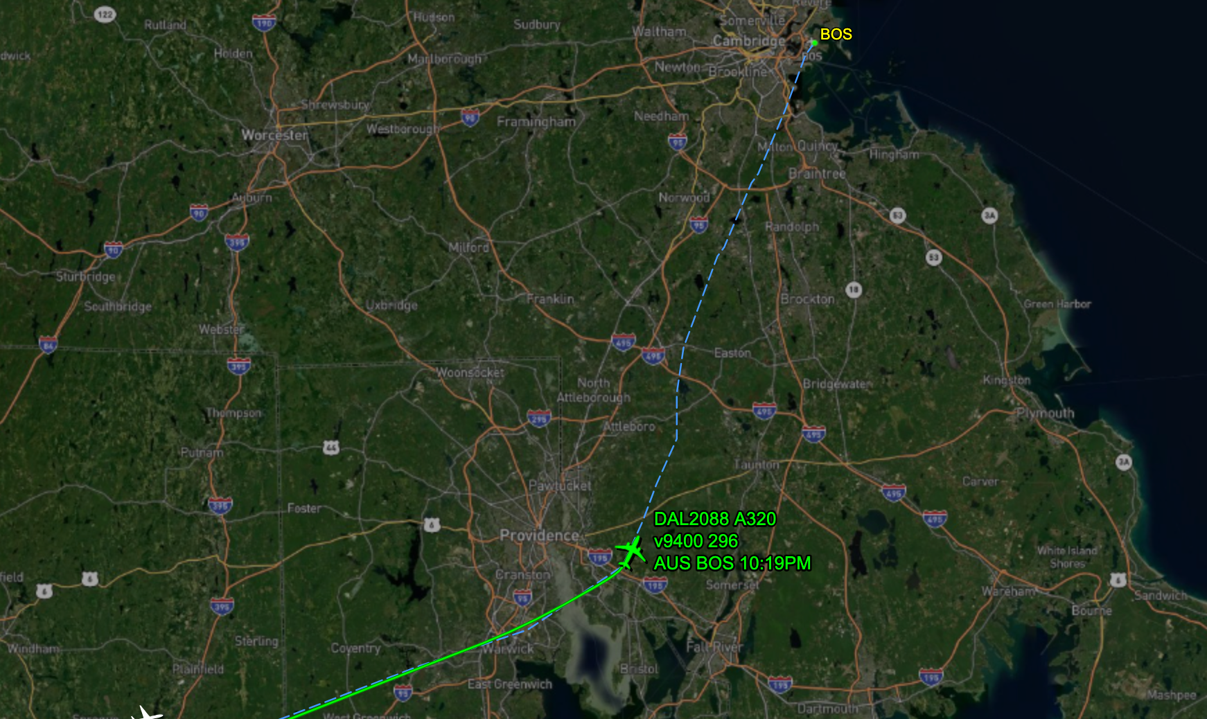 FlightAware DL2088 Sept. 29, 2024. 