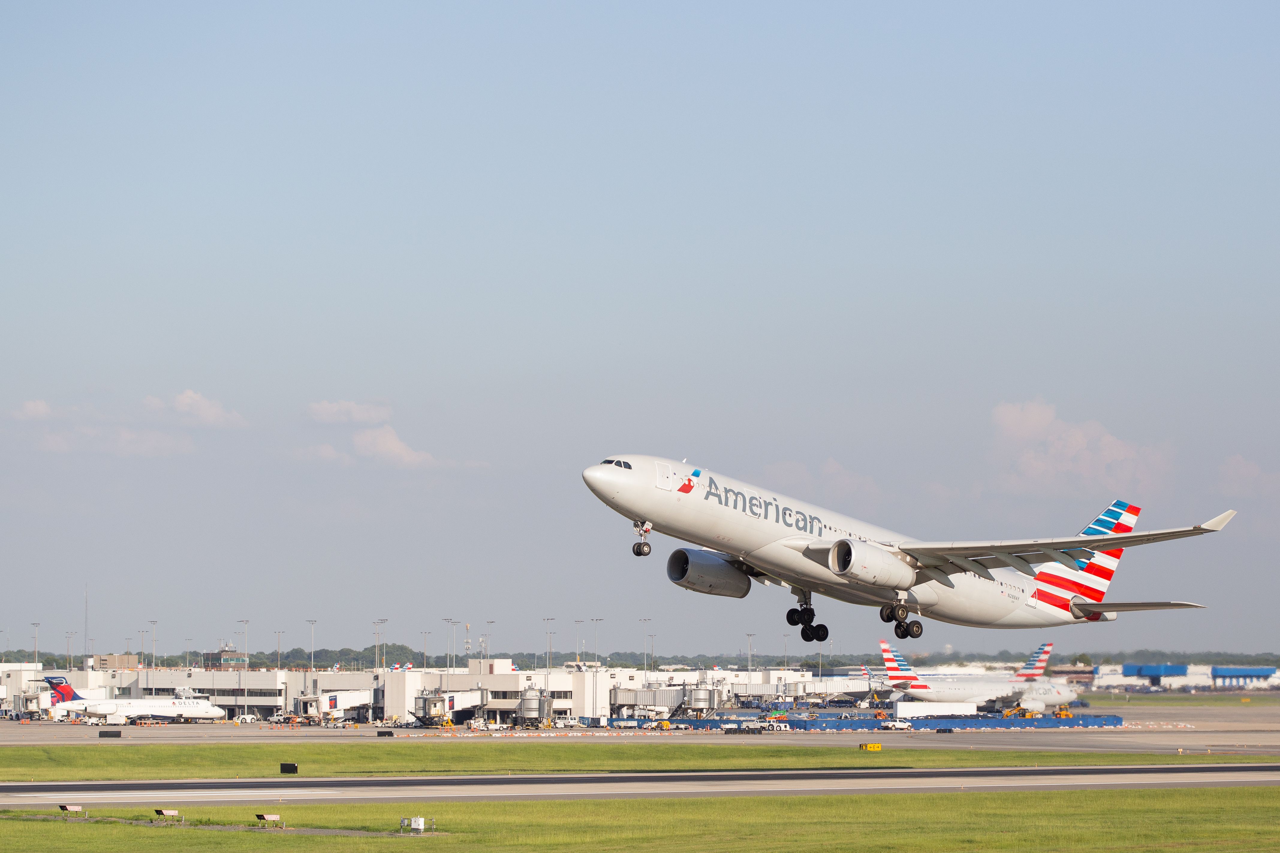 American Airlines at CLT airport