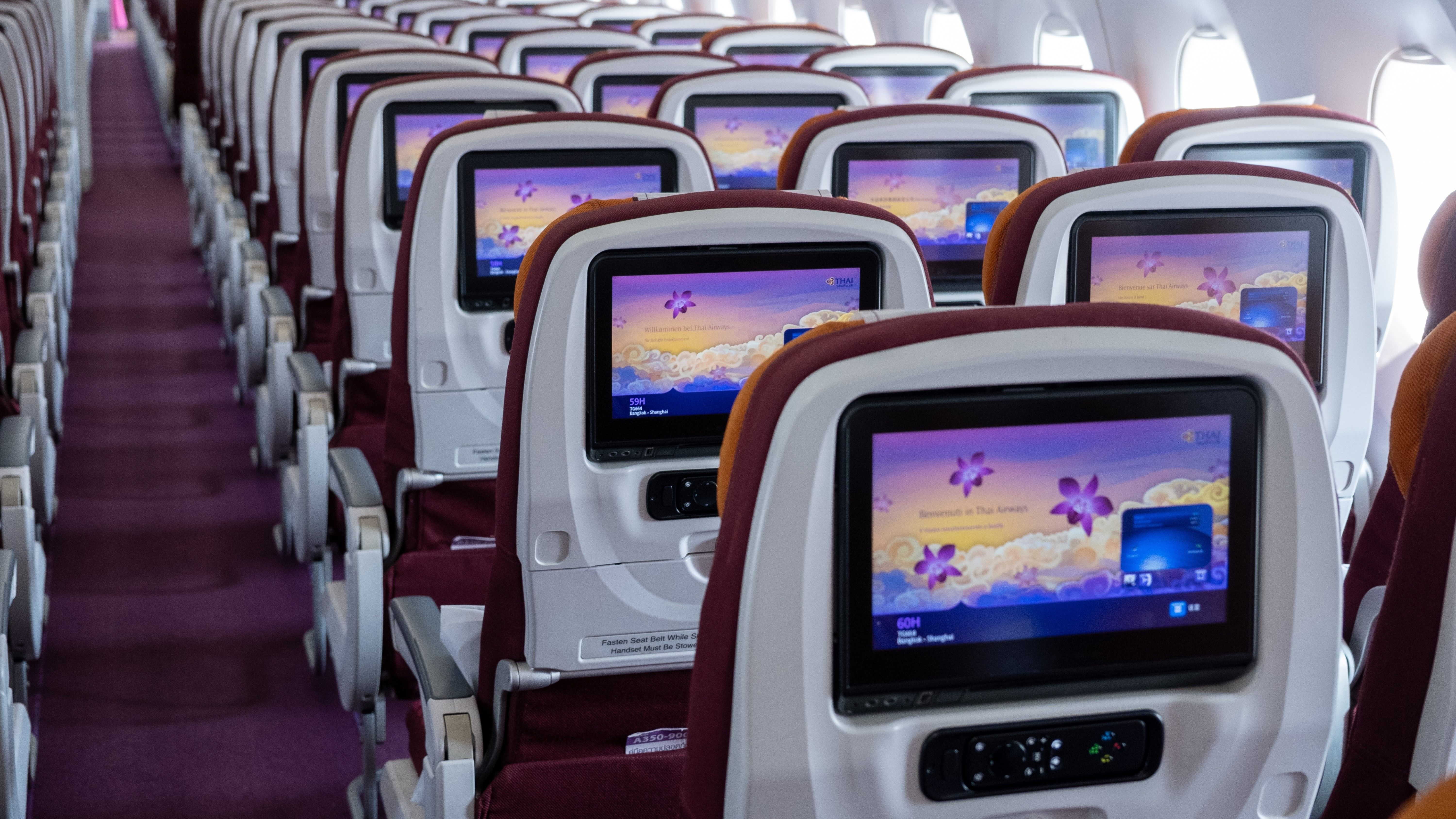 泰國航空 IFE 螢幕