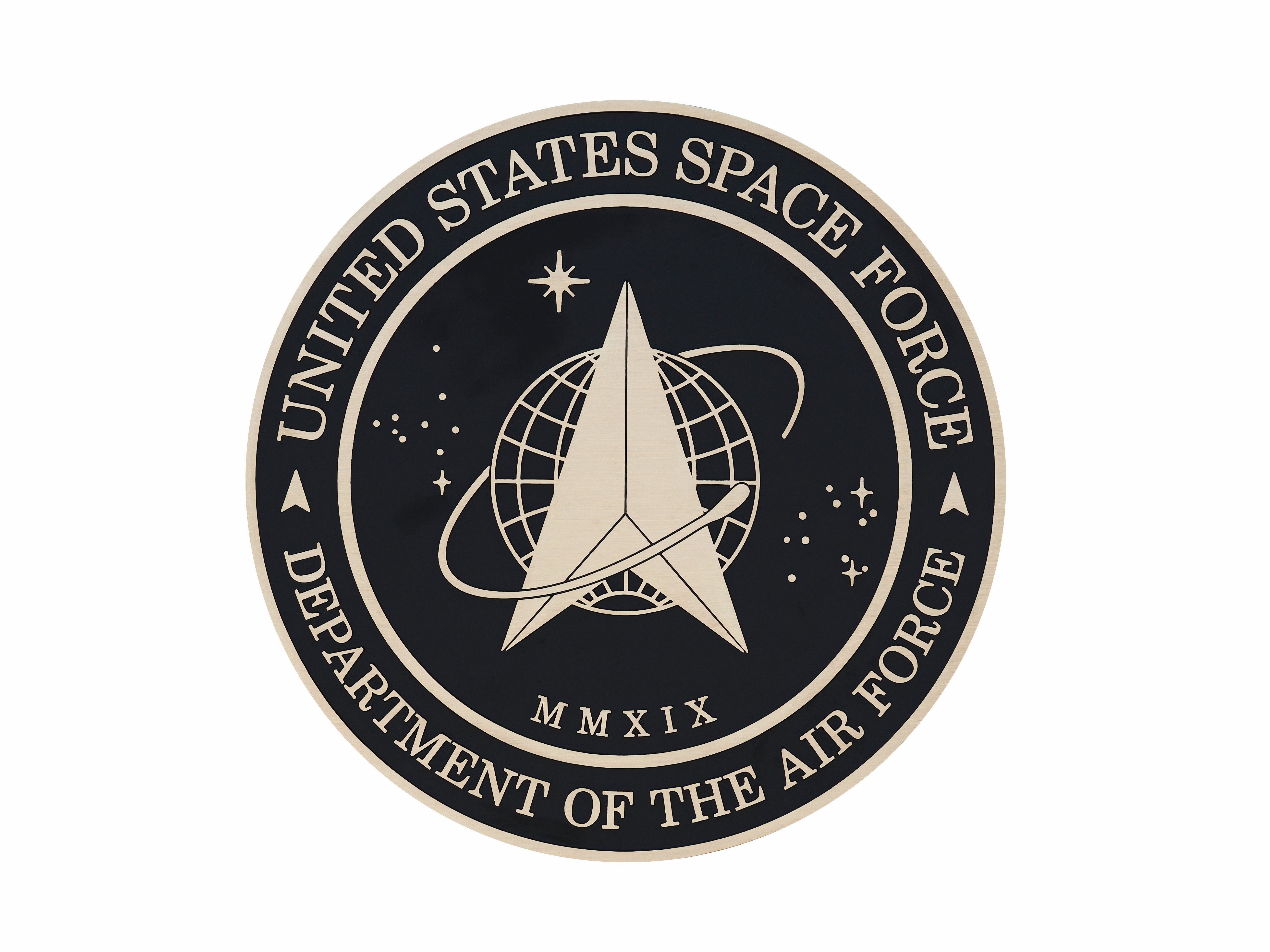 Space Force crest.