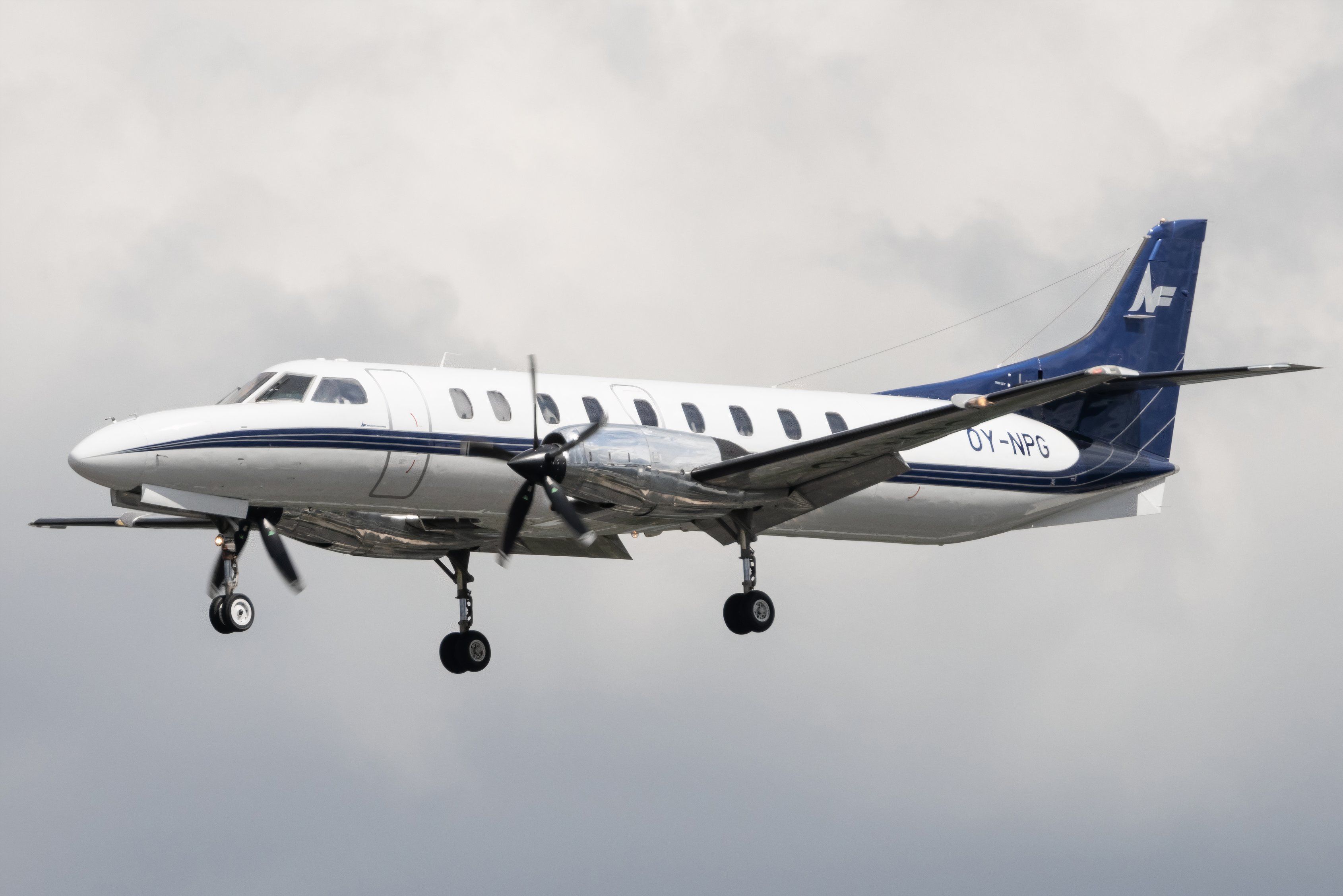 North Flying (| NFA) at Hamburg Airport (EDDH|HAM) with a Fairchild Swearingen Metroliner SW4