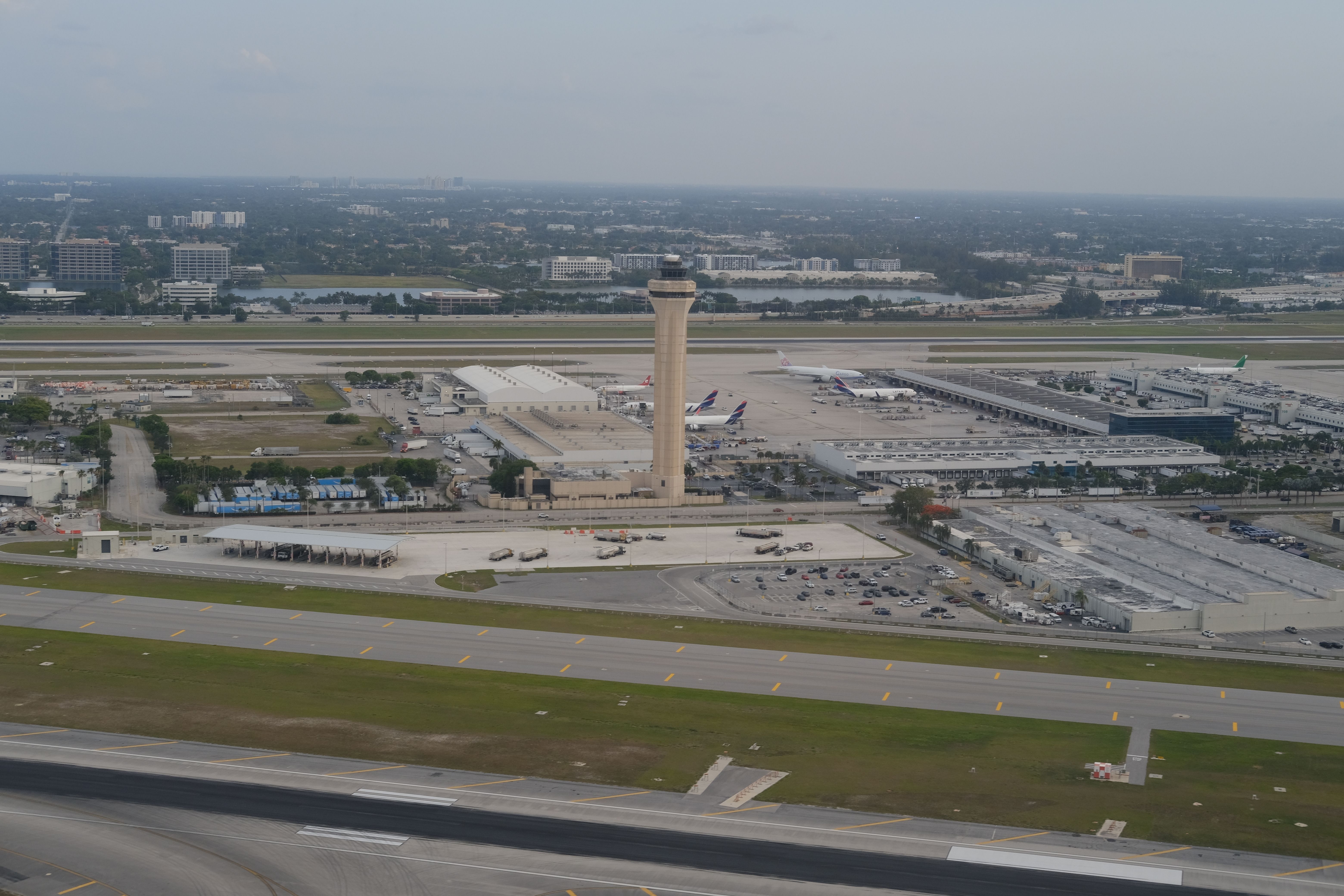 View of Miami International Airport.