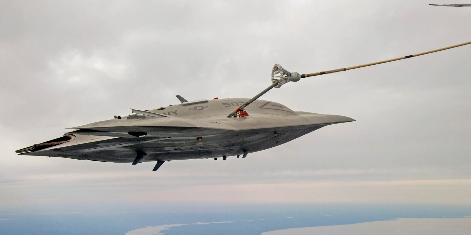 X-47B in-air refueling