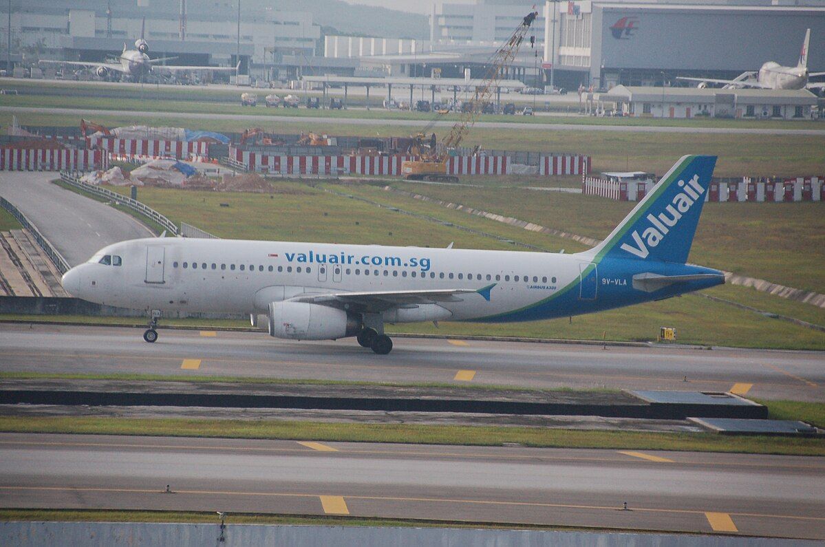 Airbus 320 of Valuair at Kuala Lumpur-KUL,Malaysia