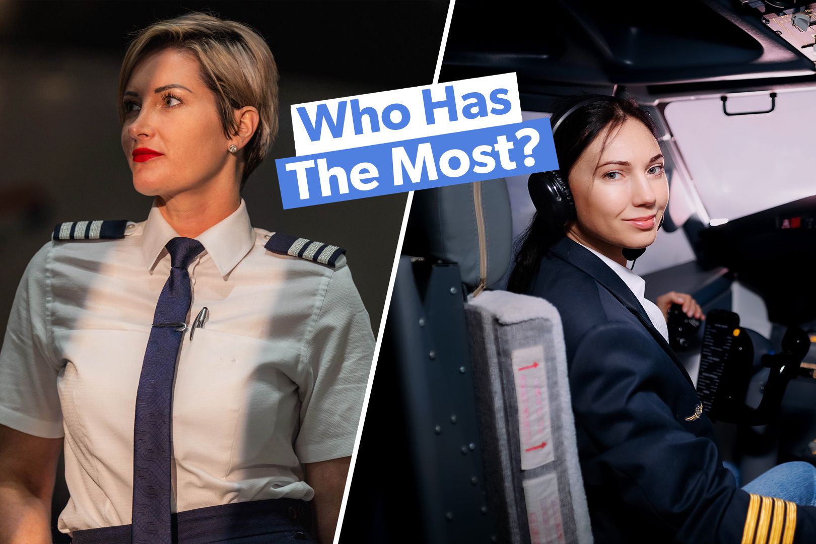 Which Countries & Airlines Have The Most Female Pilots 3x2