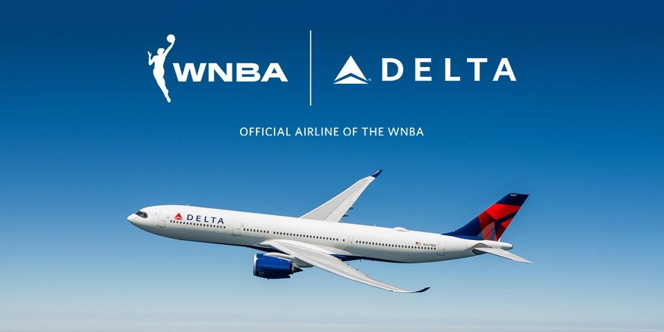 Delta Air Lines WNBA partnership.