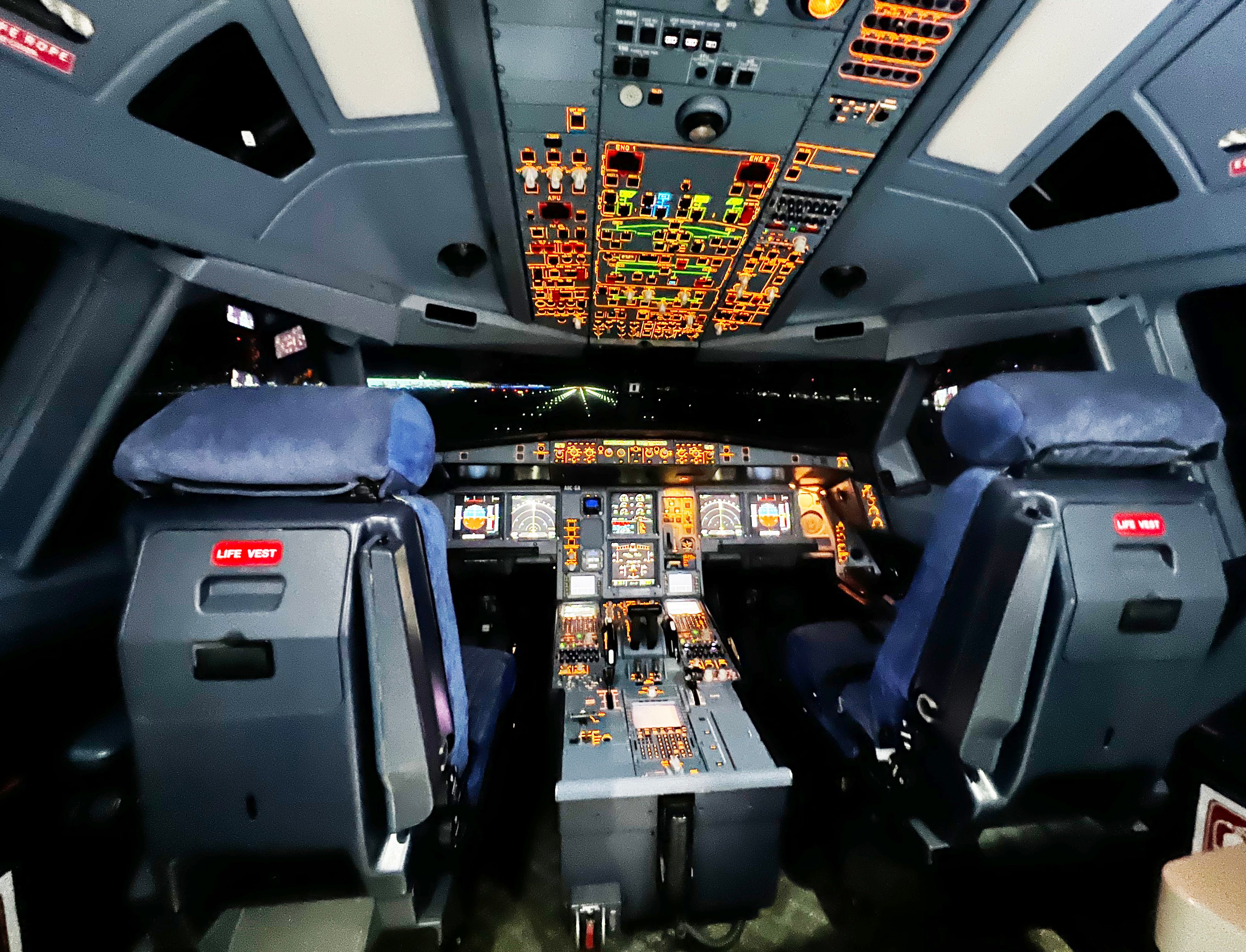 Pan Am Flight Academy A330 simulator