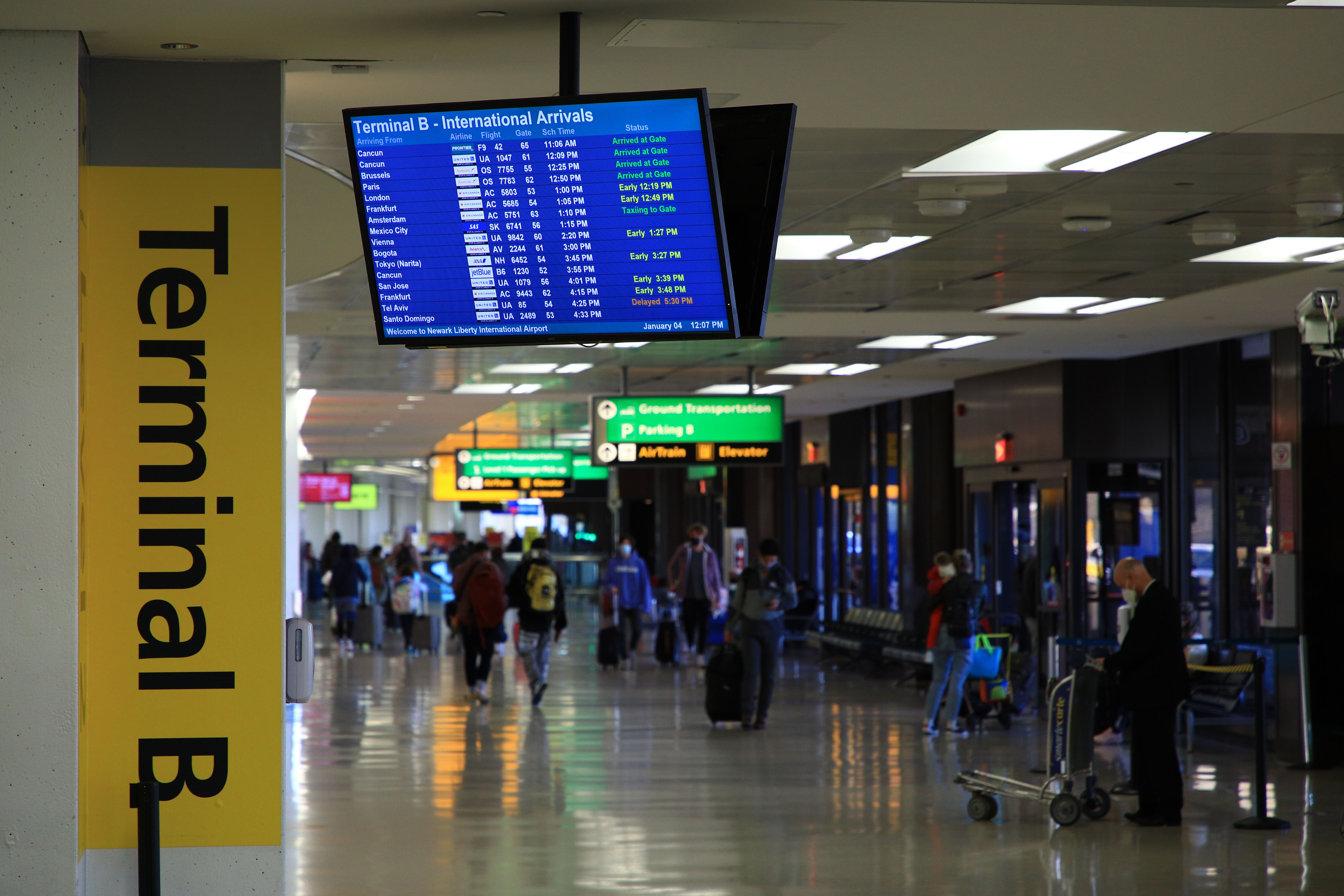 Current EWR Terminal B Interior