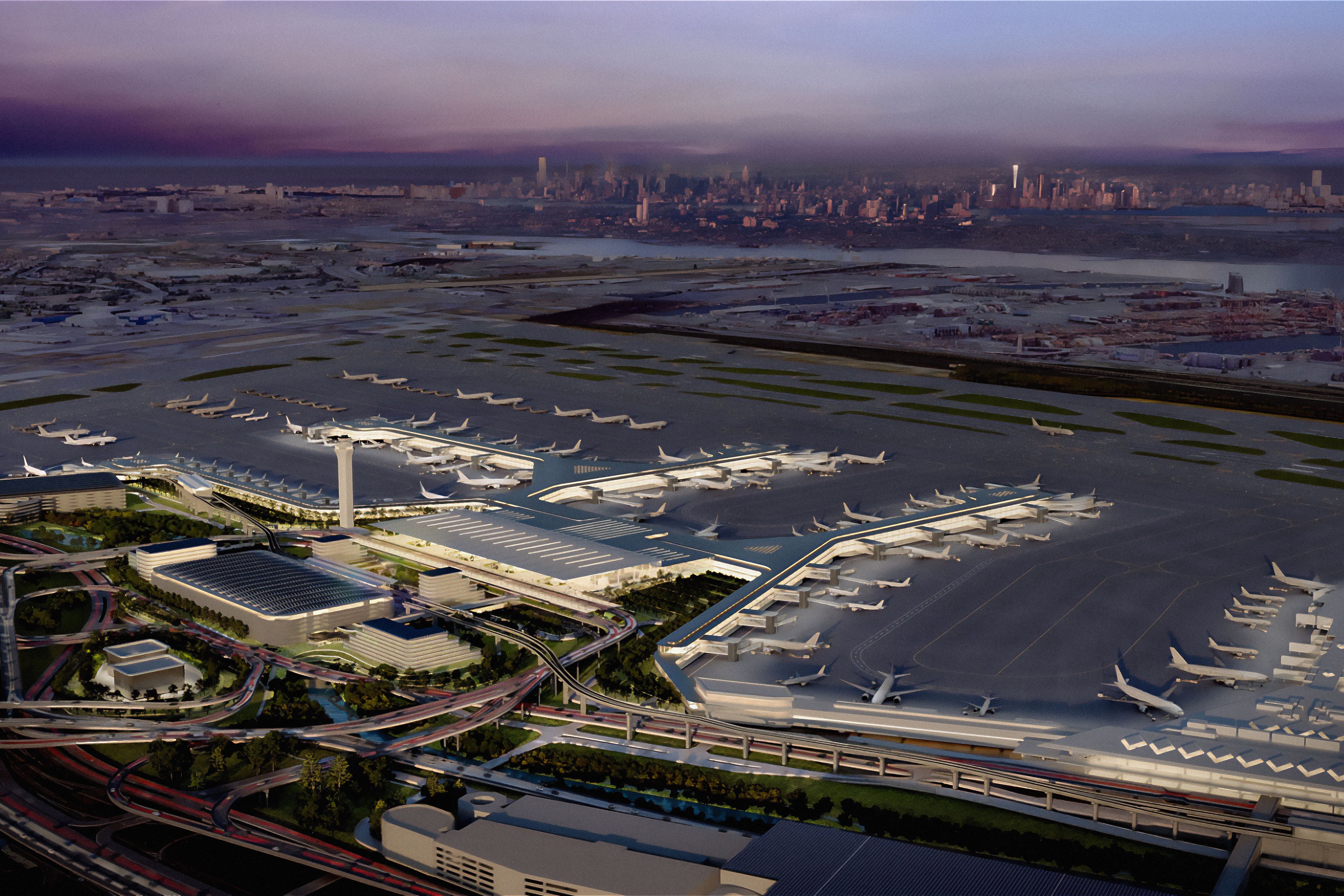 ewr airport plan