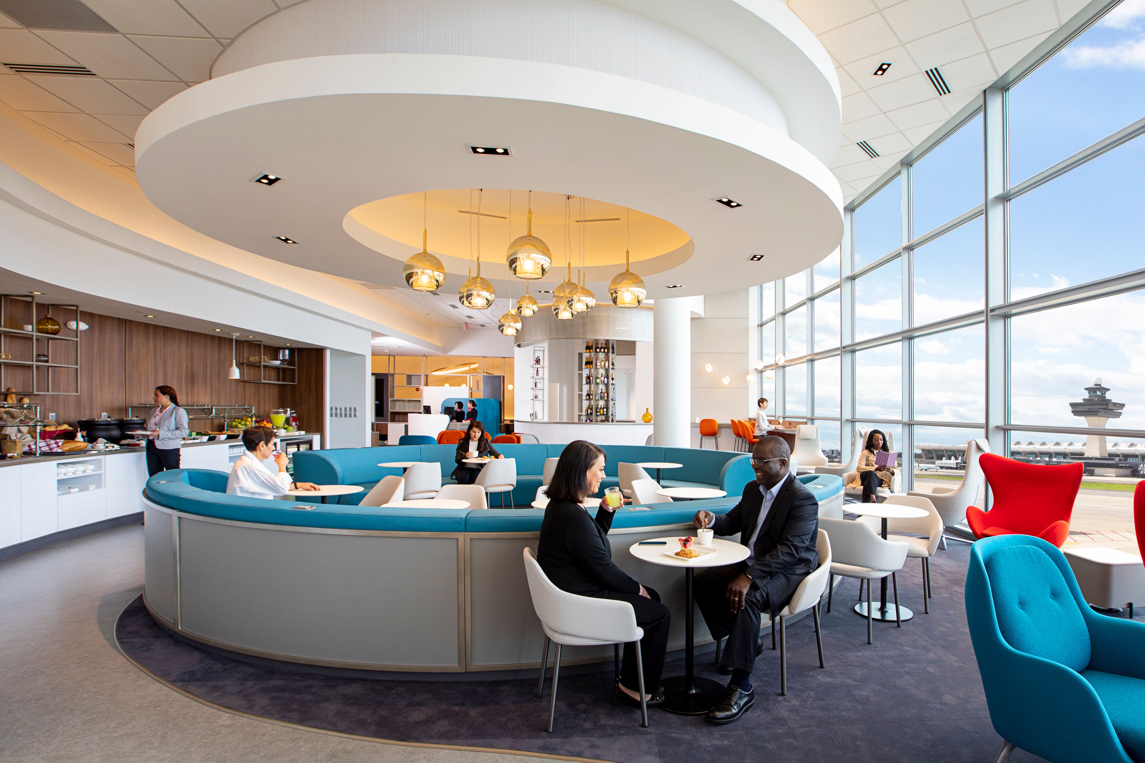 Air France Business Lounge Salon at Washington Dulles