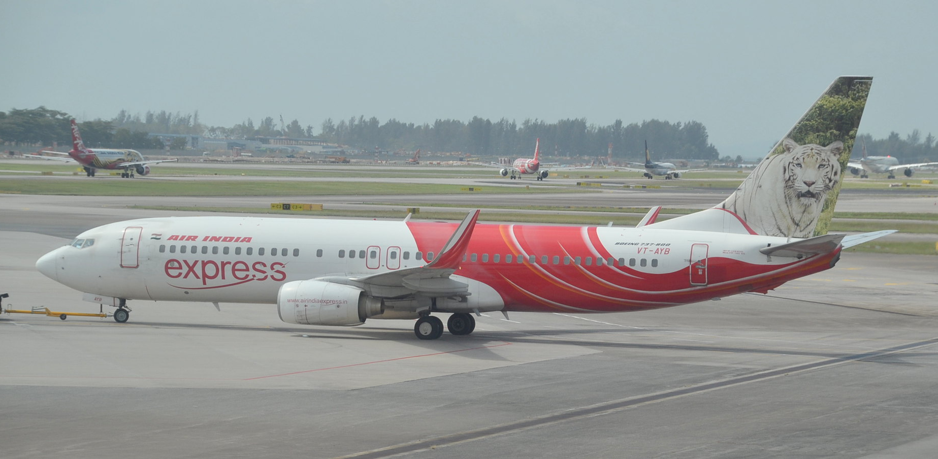 Air India Express VT-AYB tarmac