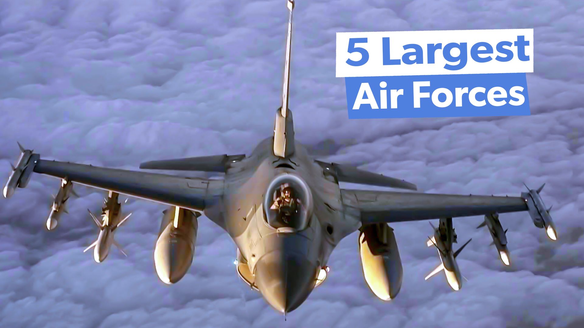 Top 5: The World's Largest Air Forces By Total Military Aircraft Numbers