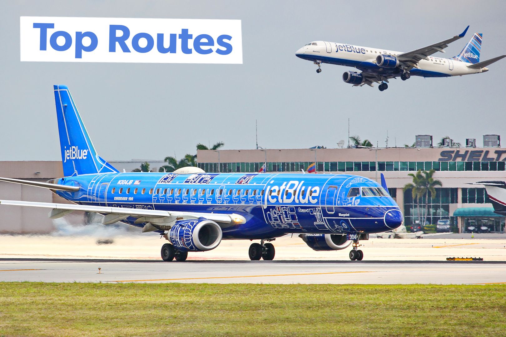 JetBlue E190 Routes Custom Thumbnail