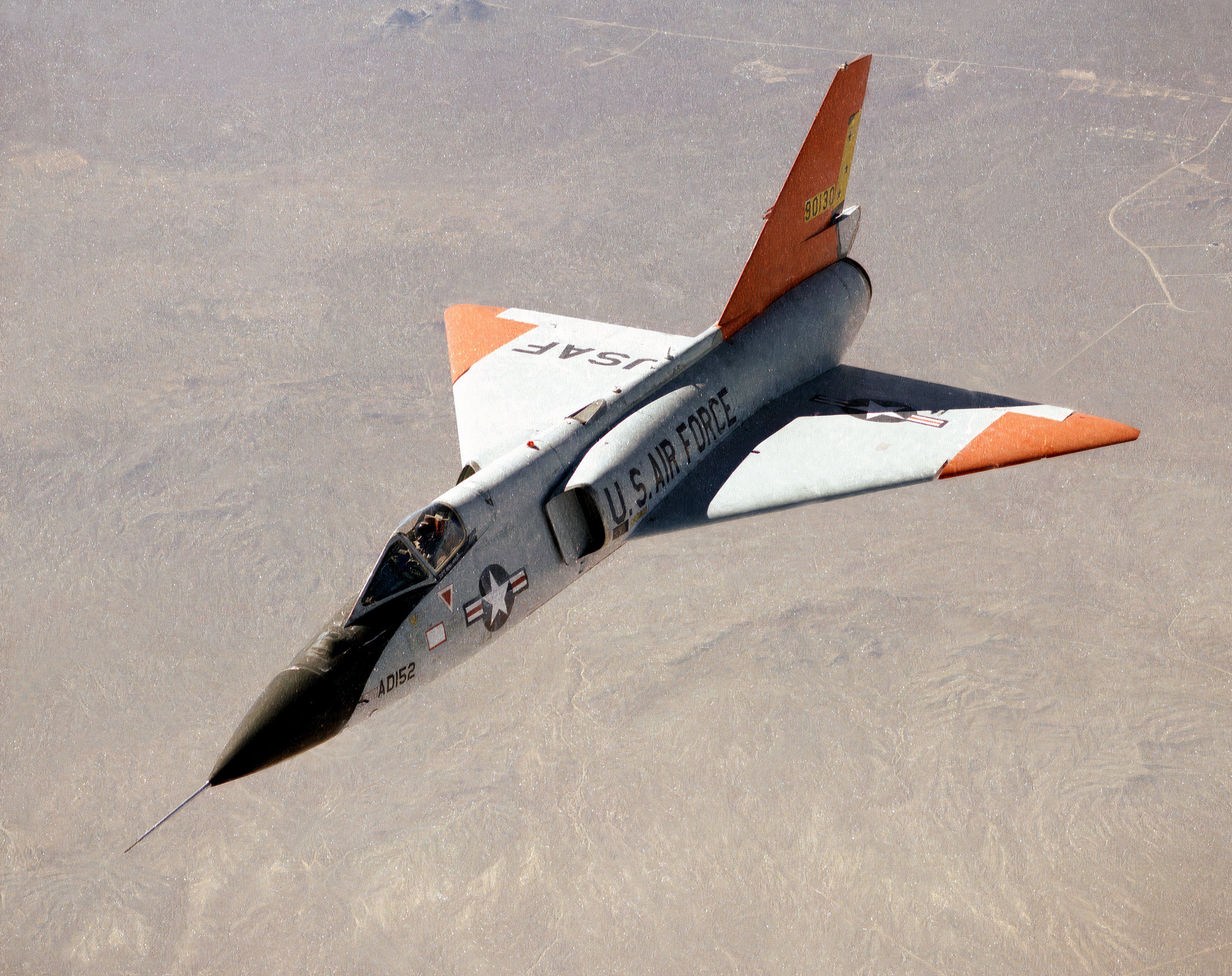 QF-106 flying.