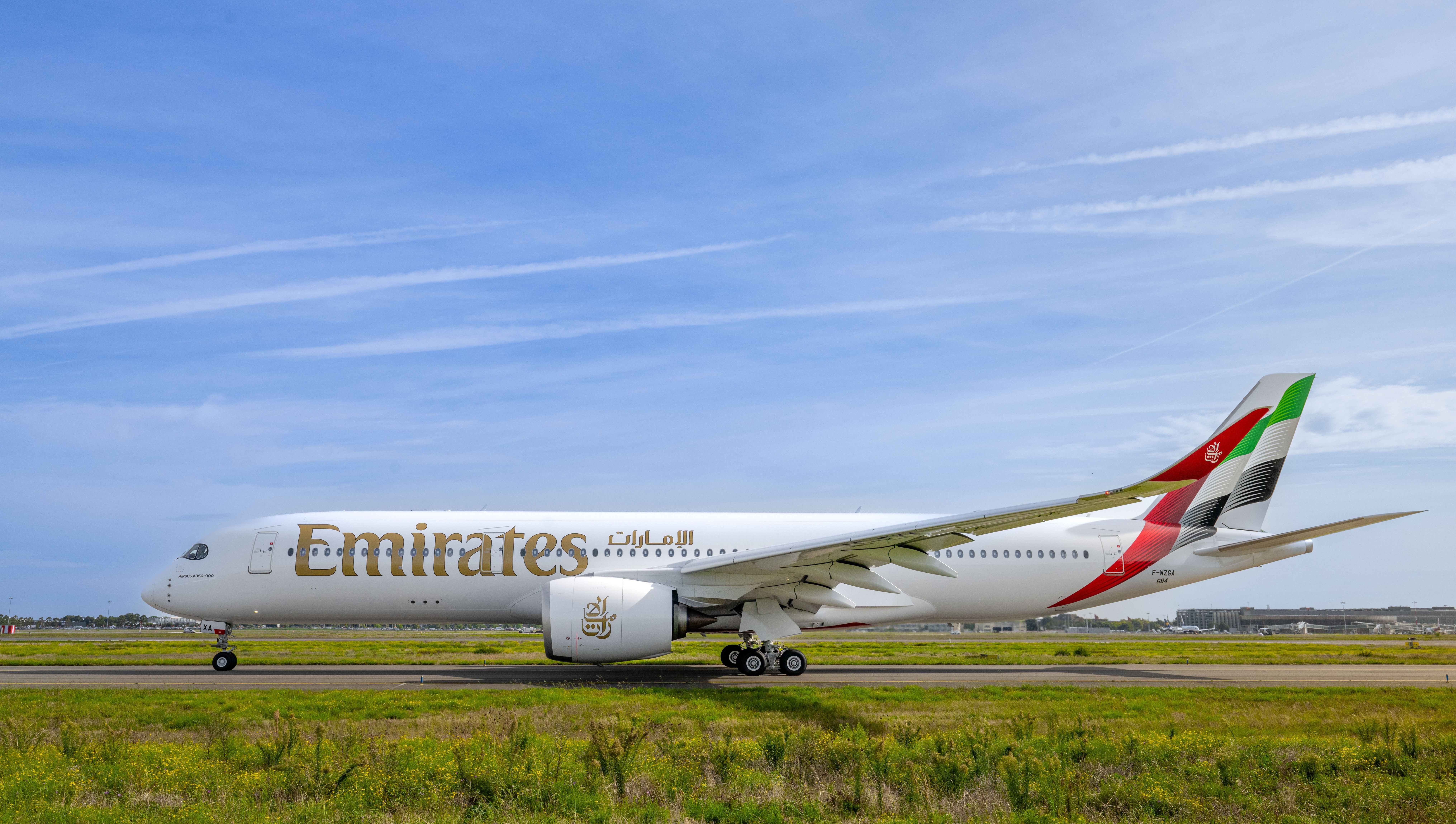 Emirates A350-900 MSN684 First flight_AC-1550-A350-900 Emirates MSN 684 - First flight 28