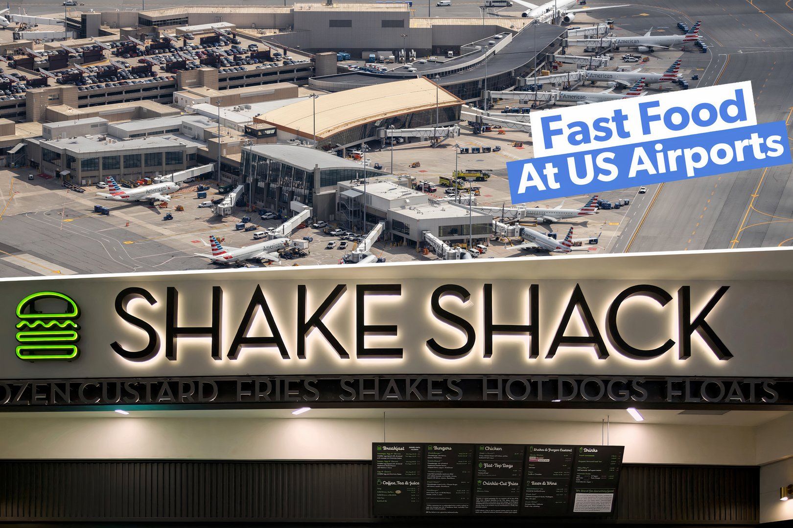 Examined: The Top US Airports For Fast Food & The Chains Most Frequently Found At The Country's Hubs