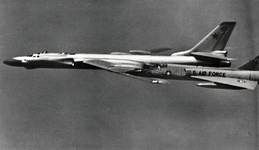 F-106 intercepting Tu-16 off Korea 1970.