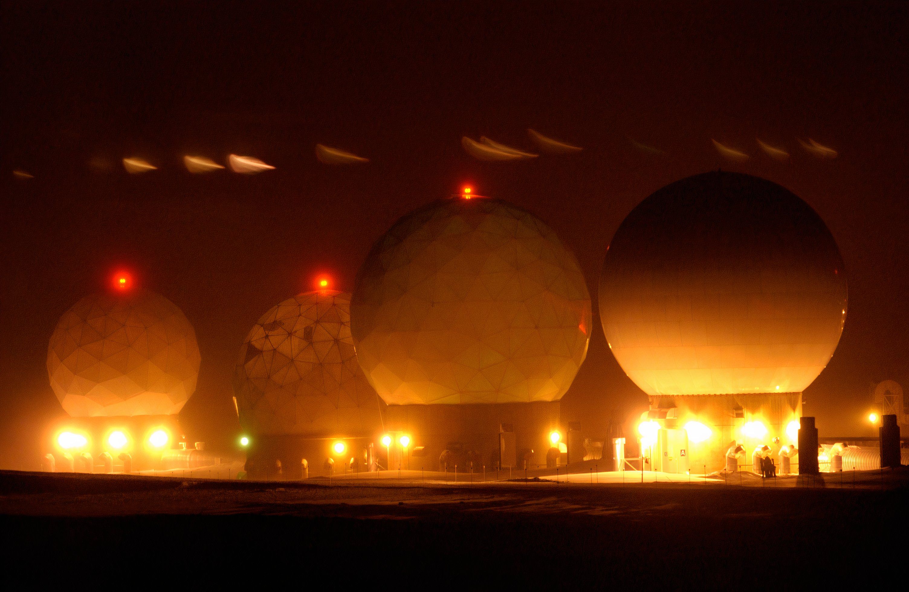 Golf_balls,_Thule_Air_Base,_Greenland