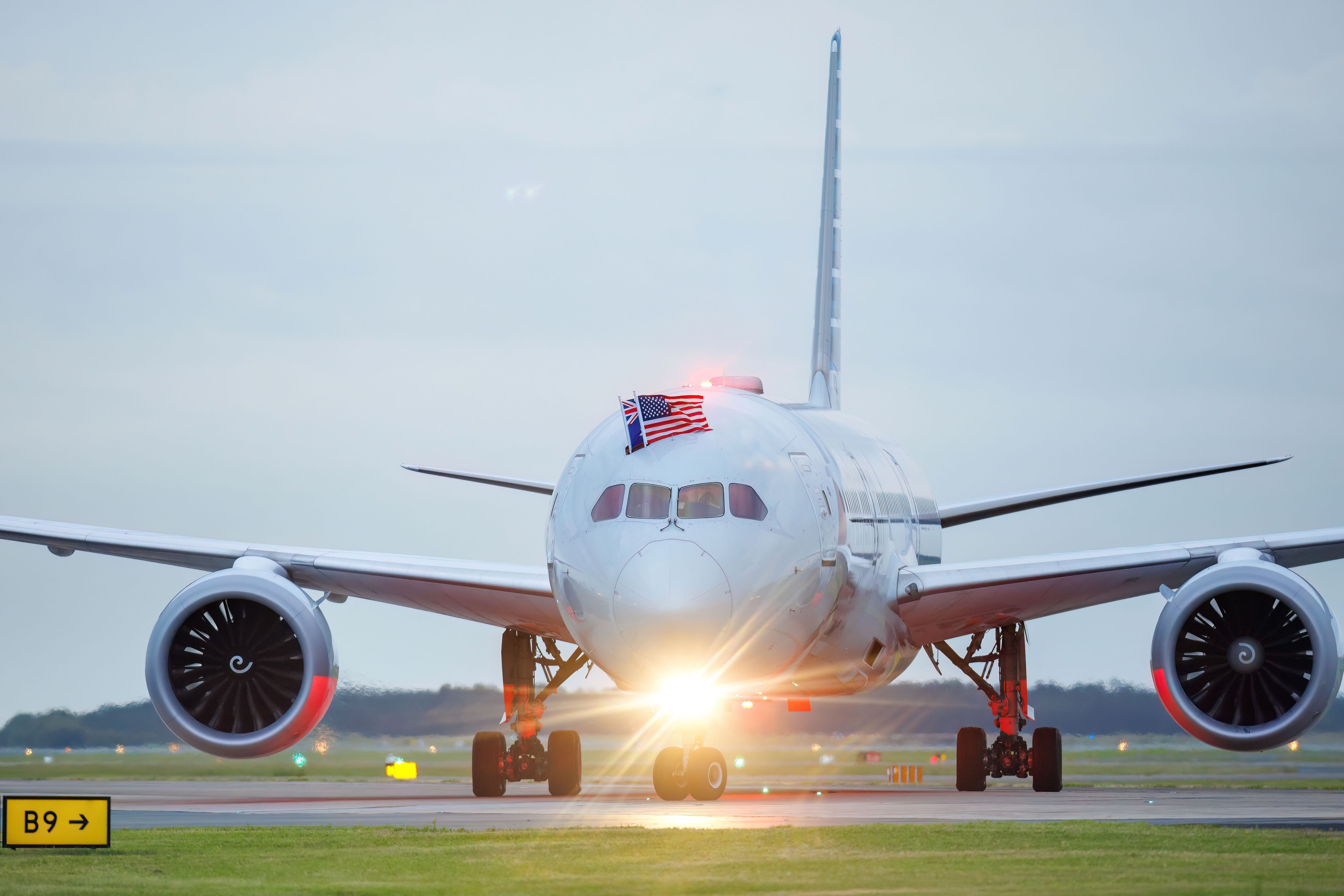 Brisbane Airport American Airlines first Dallas nonstop