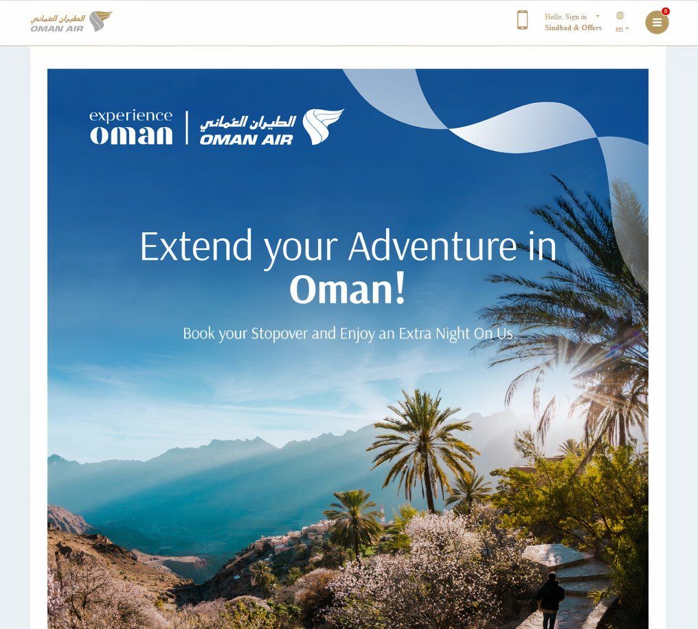 Oman Air stopover