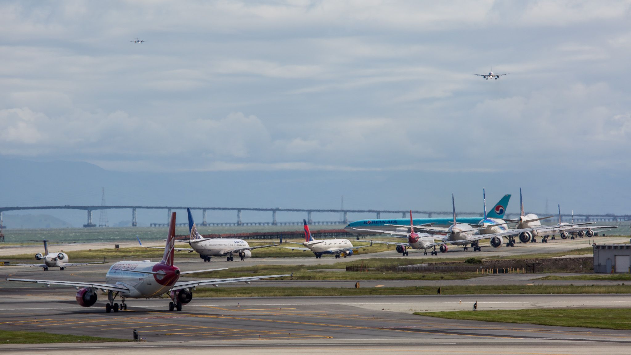 Planes on Runway