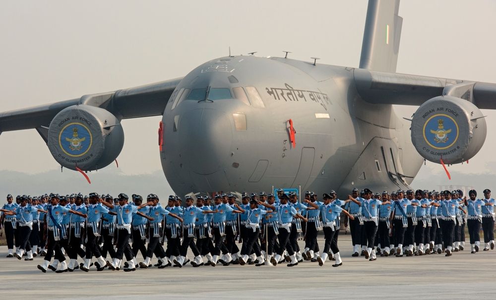 Indian C-17 Globemaster Air Force Station Hindan celebrates Air Force Day 