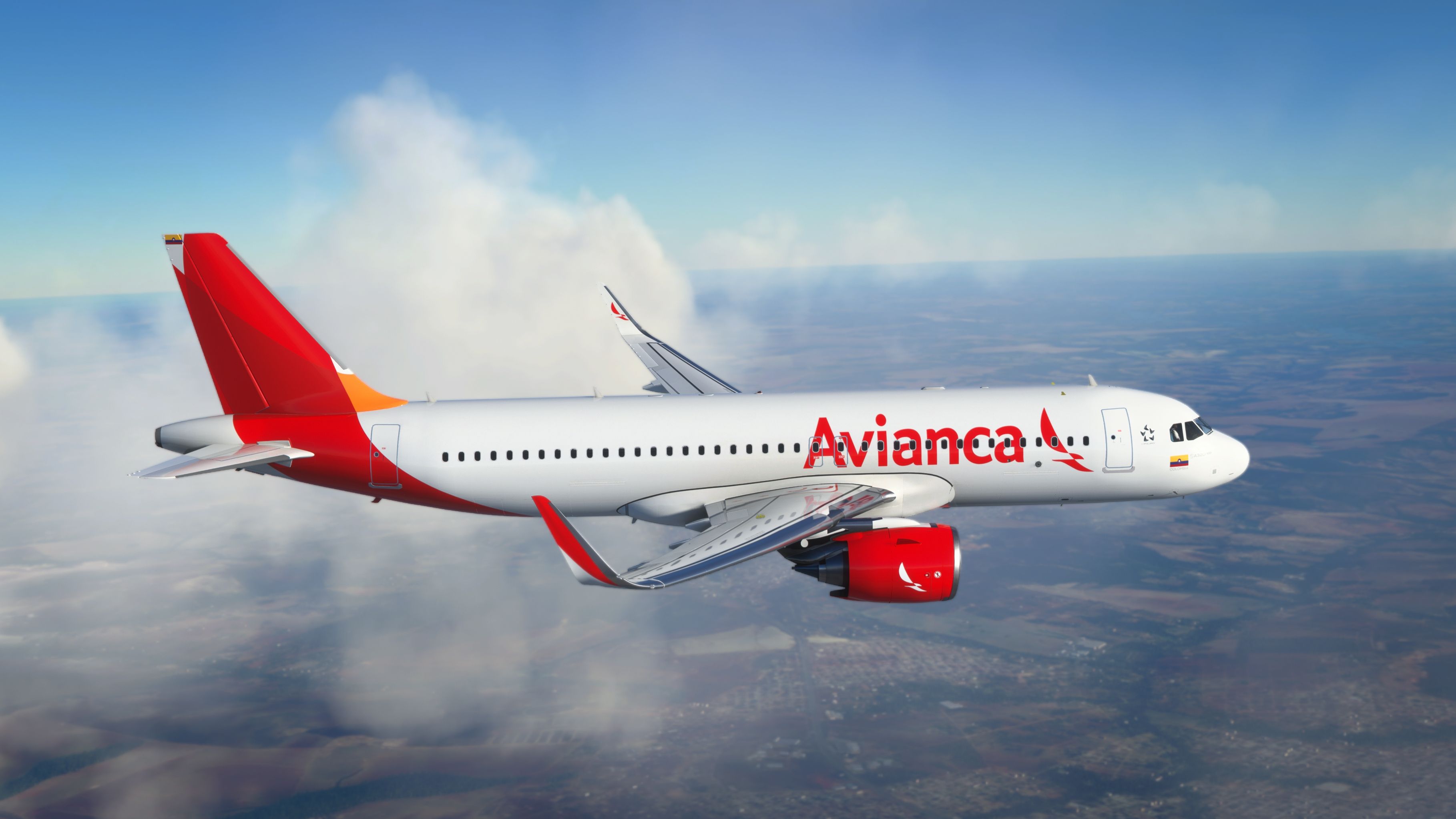 An avianca Airbus plane