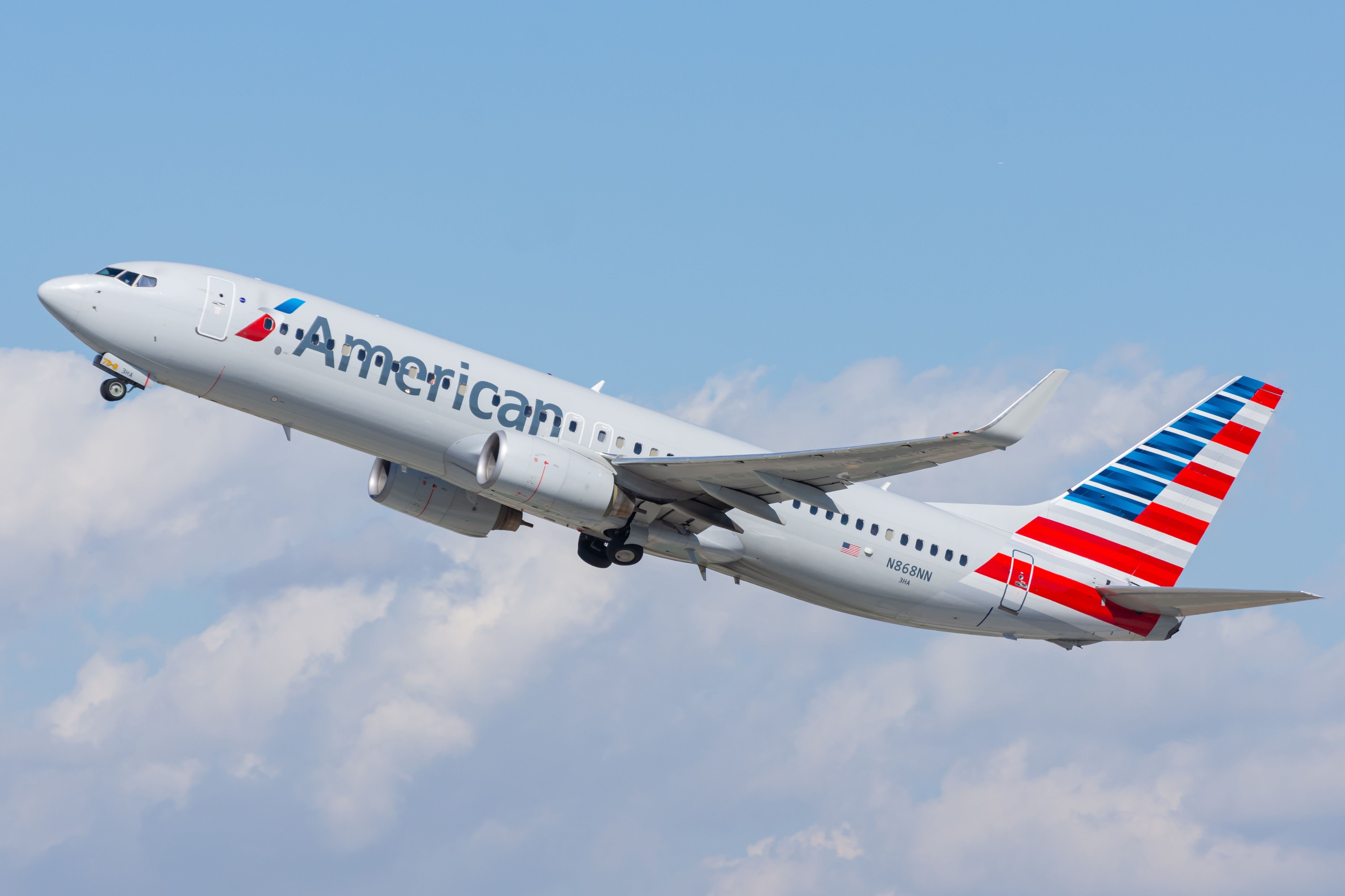 An American Airlines Boeing 737