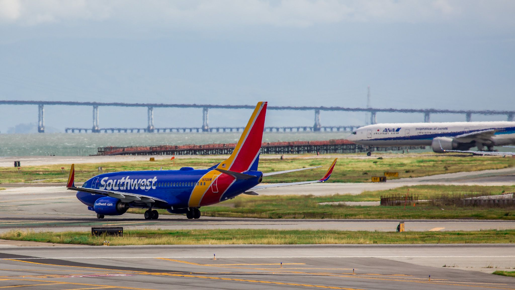 Southwest and ANA Planes