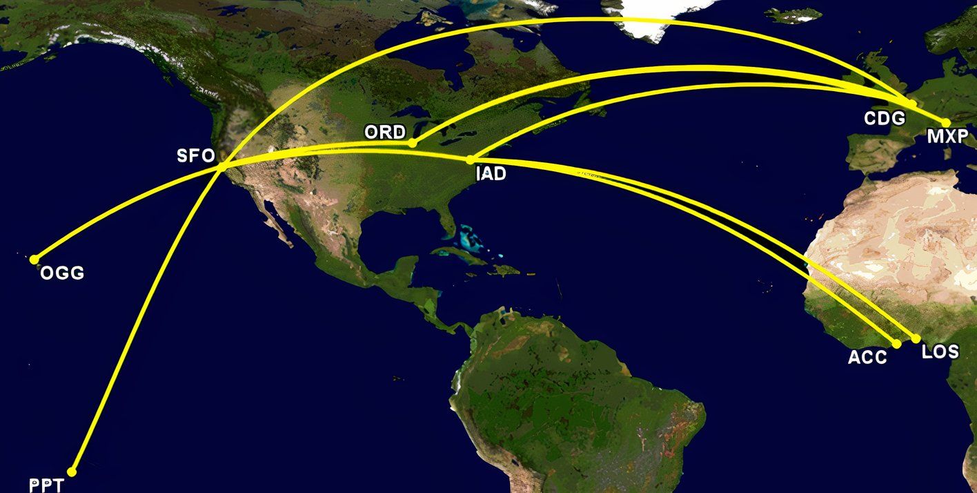 United's 787-8 network in November 2024-1