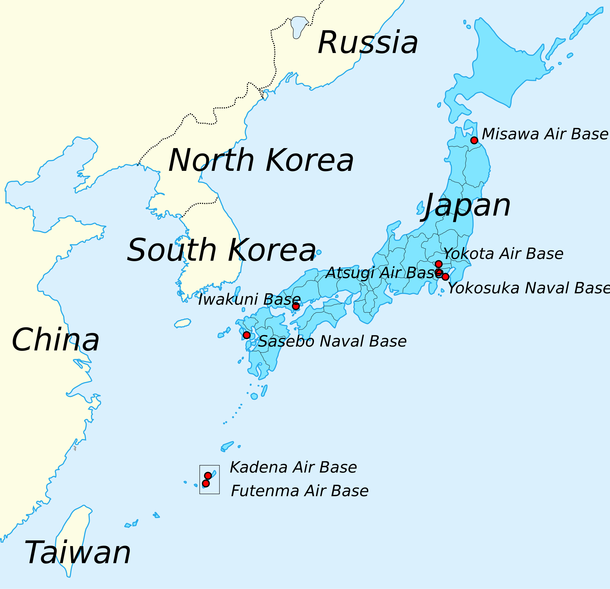 US Bases in Japan