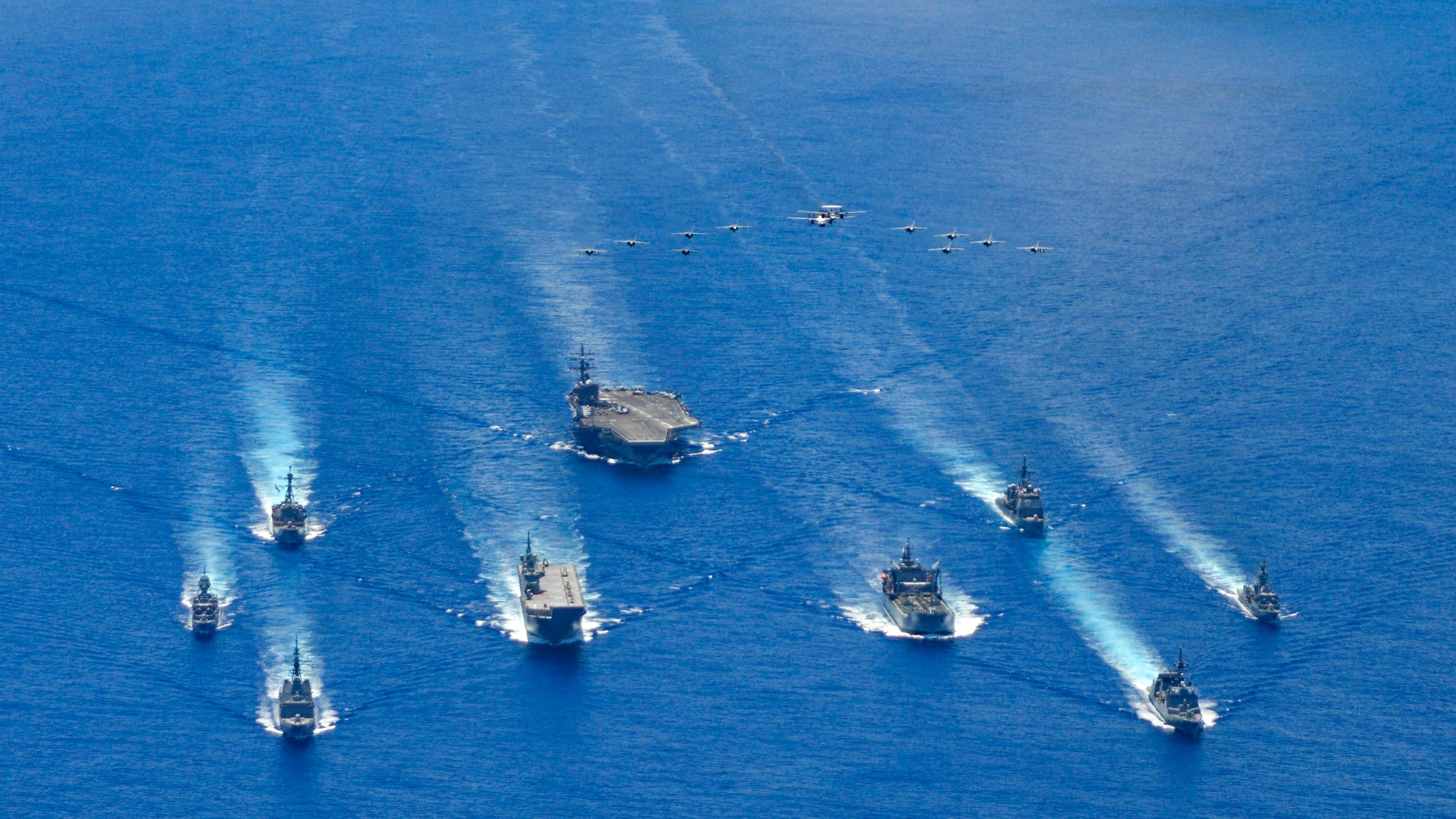 USA, Japan, Australia Navy