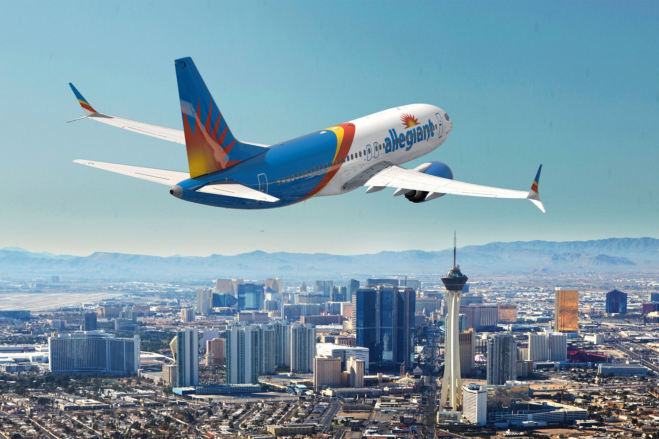 An Allegiant Air Boeing 737 MAX