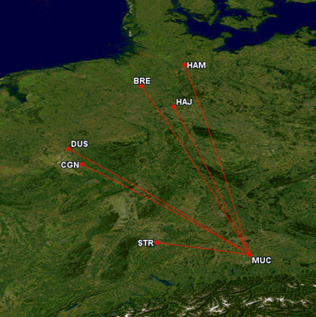 airBaltic and Lufthansa codeshare on domestic German routes