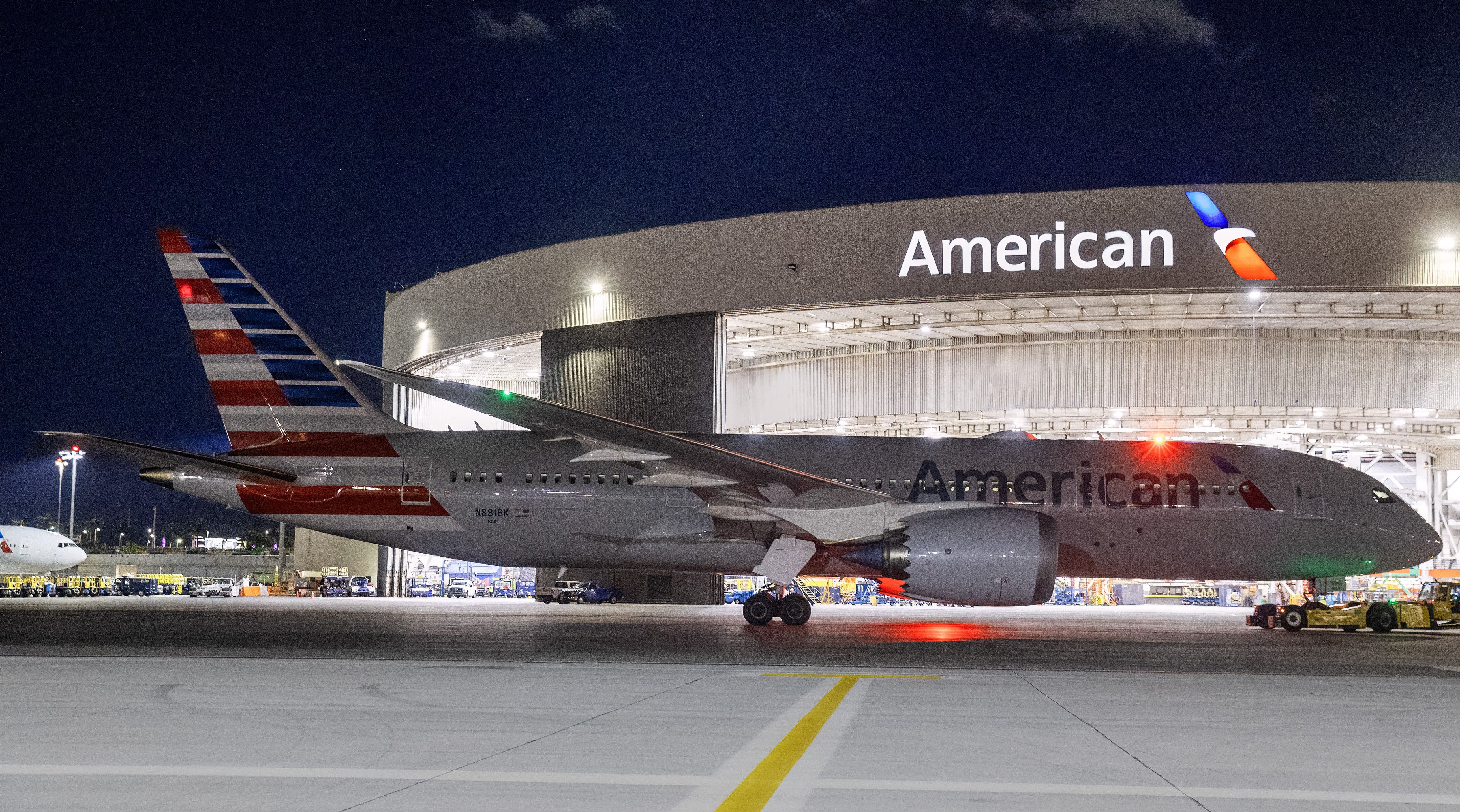 American Airlines Boeing 787 In Miami