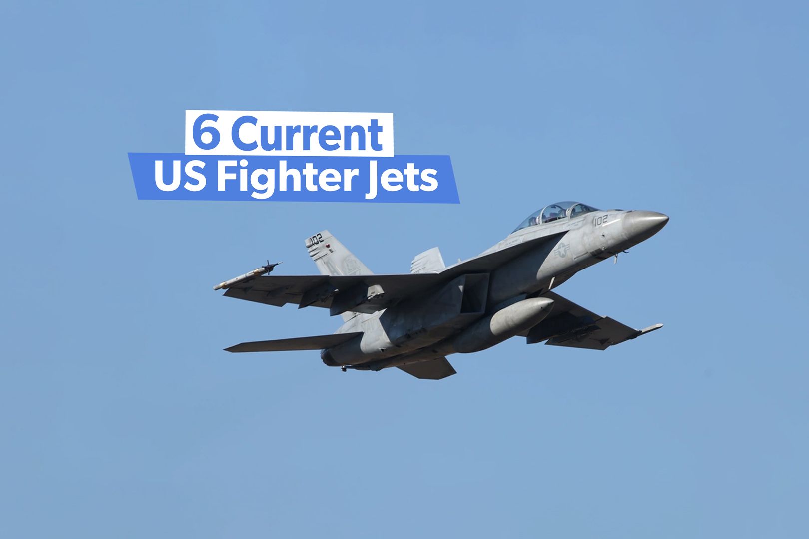 6 Current US Fighter Jets Flying For The Air Force & Navy