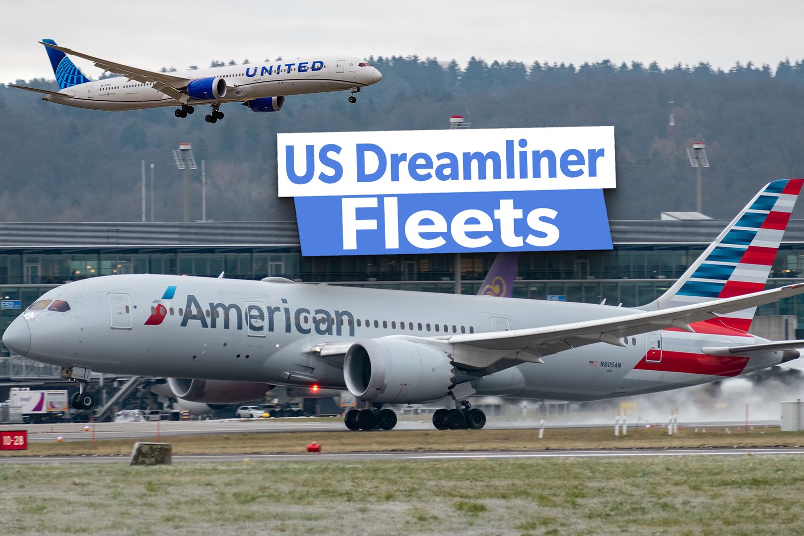 Compared: American Airlines & United Airlines Boeing 787 Fleets