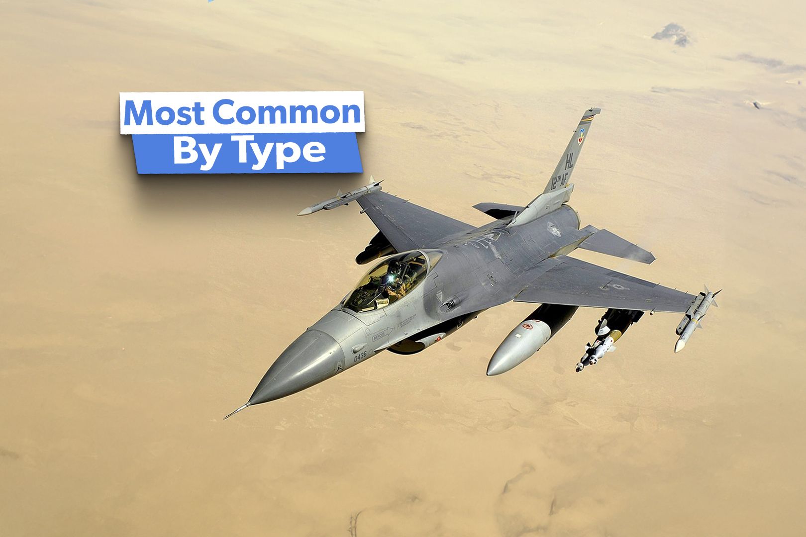 5 Of The US Air Force's Most Common Aircraft By Type