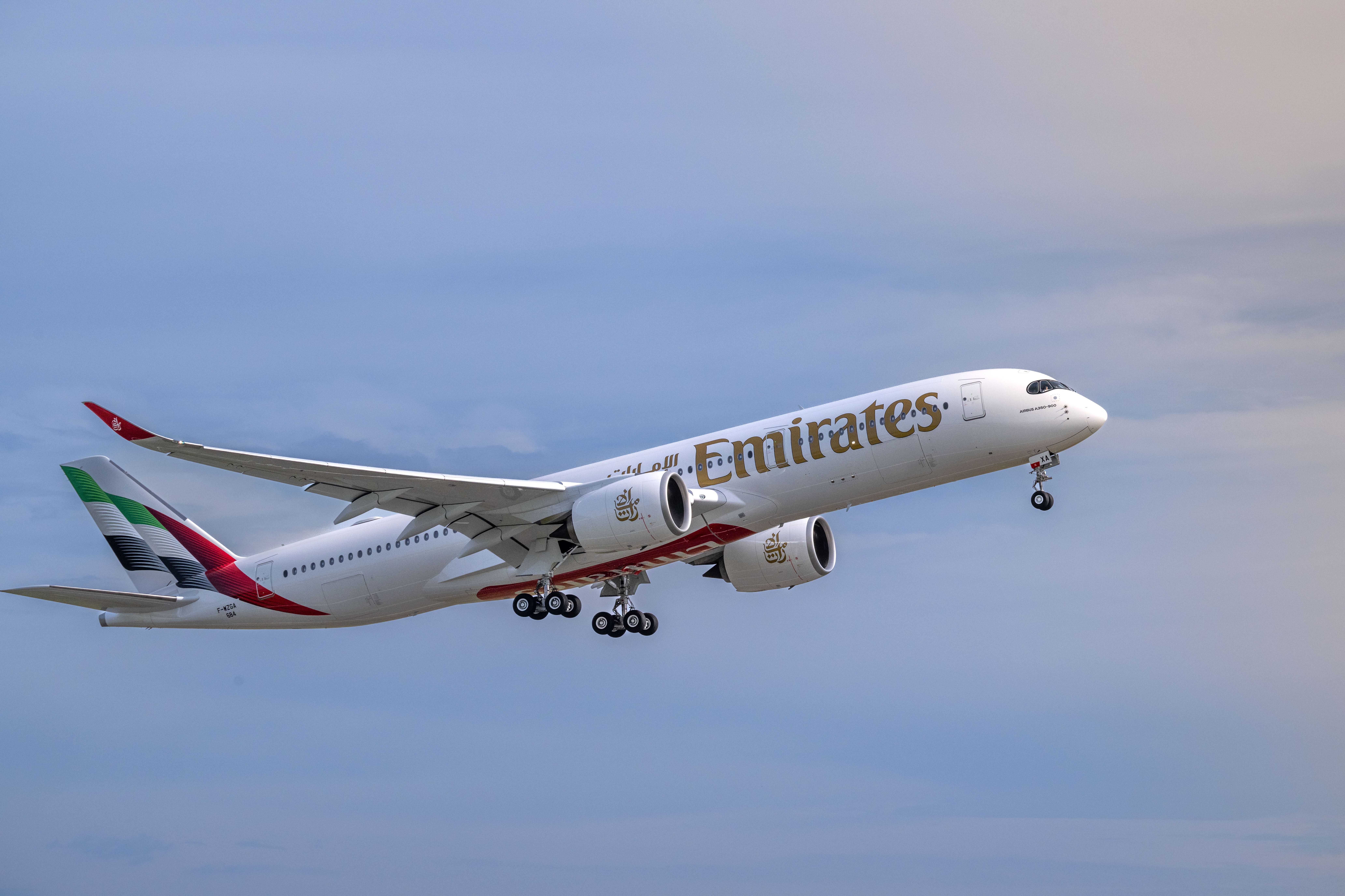 阿聯酋航空空中巴士 A350-900 機上