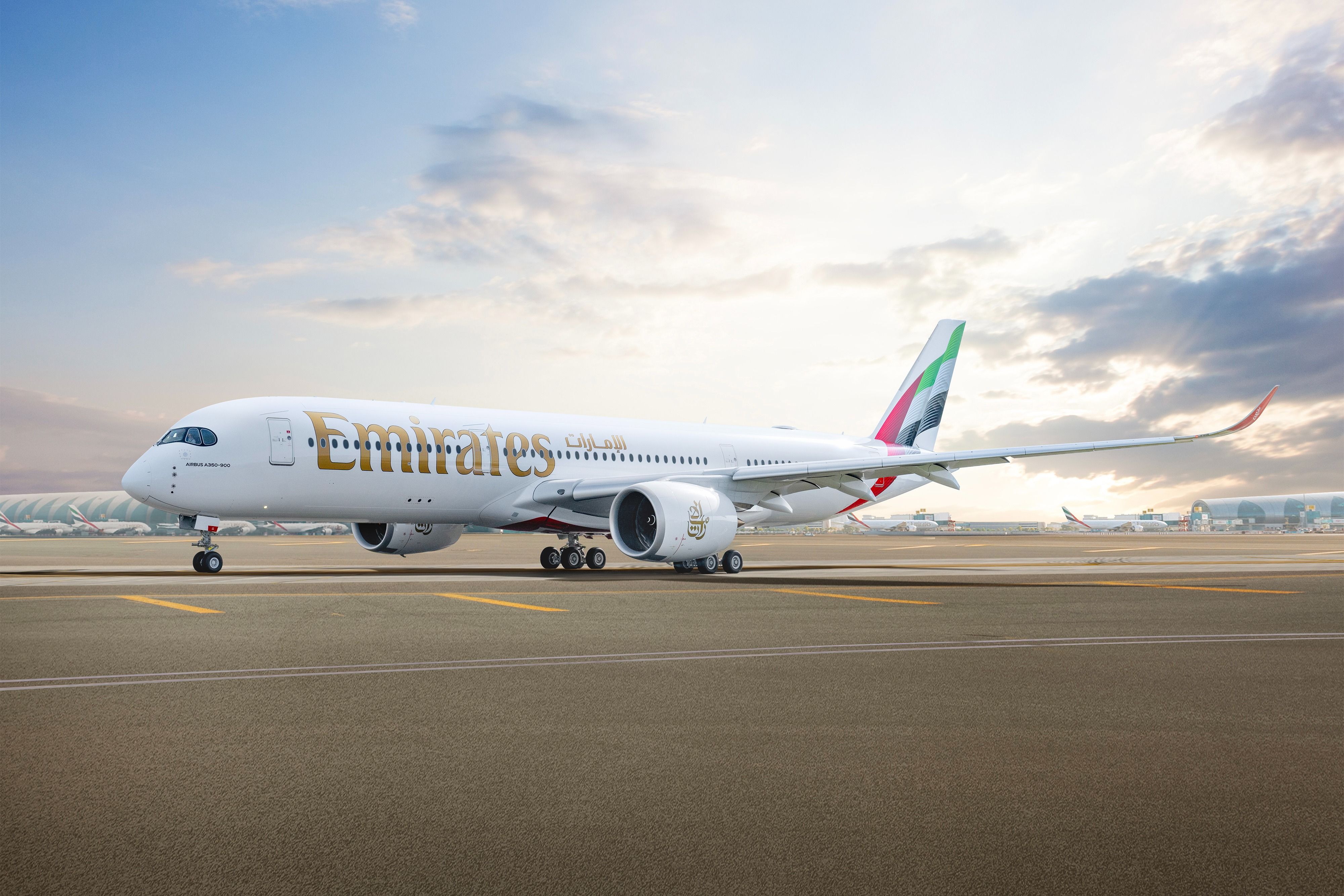 Emirates Unveils Its New Airbus A350 In Dubai