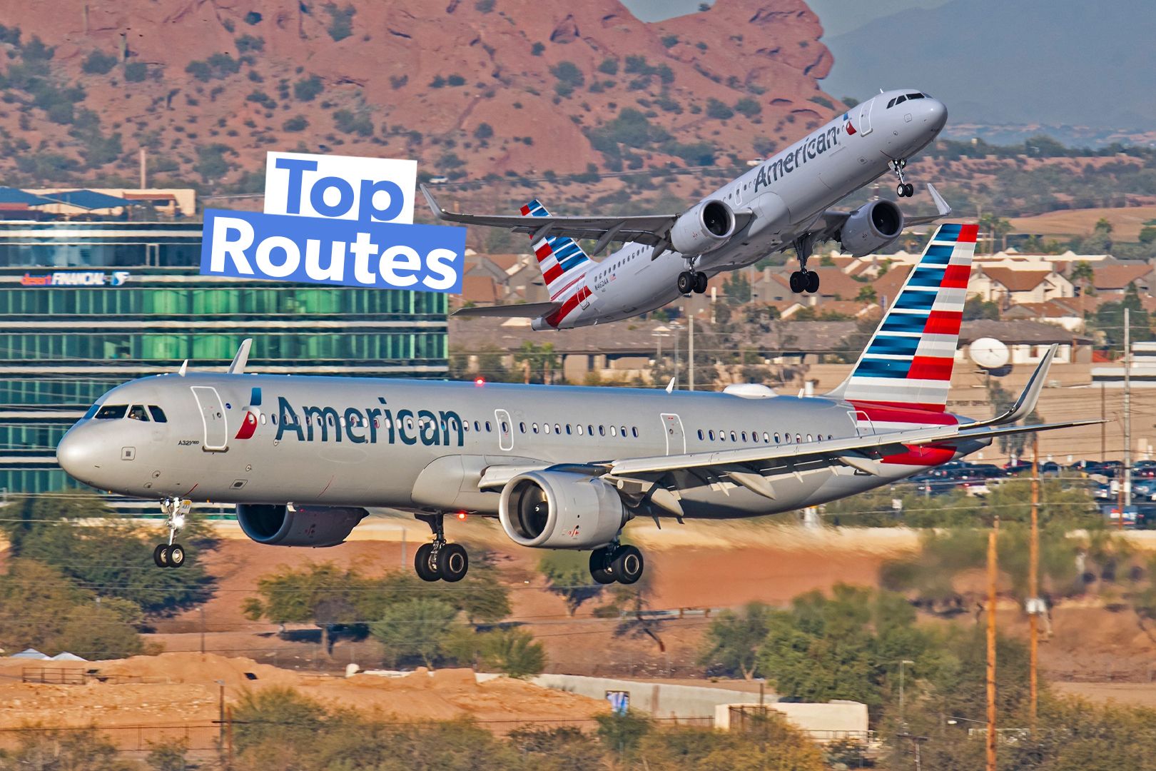 American Airlines top routes.