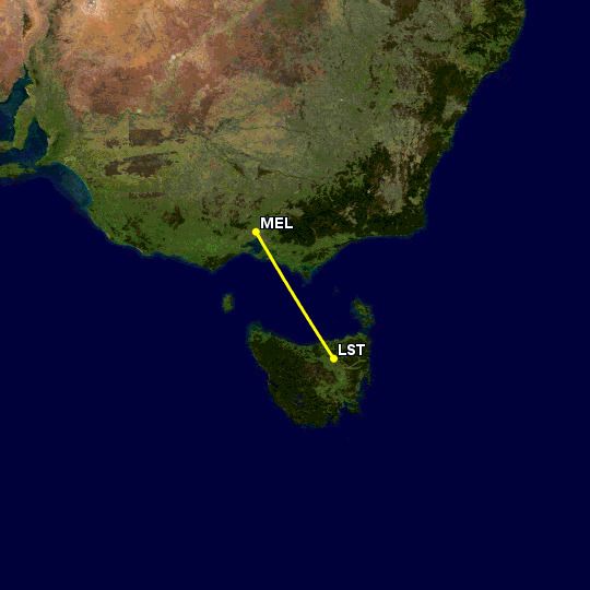 QantasLink 區域航線圖